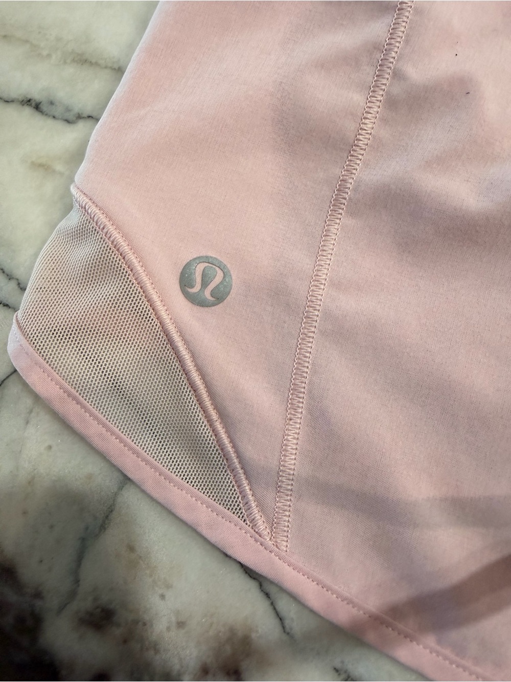 Lululemon Pink High-Rise Running Shorts Size 8 Tall - Picture 5 of 5